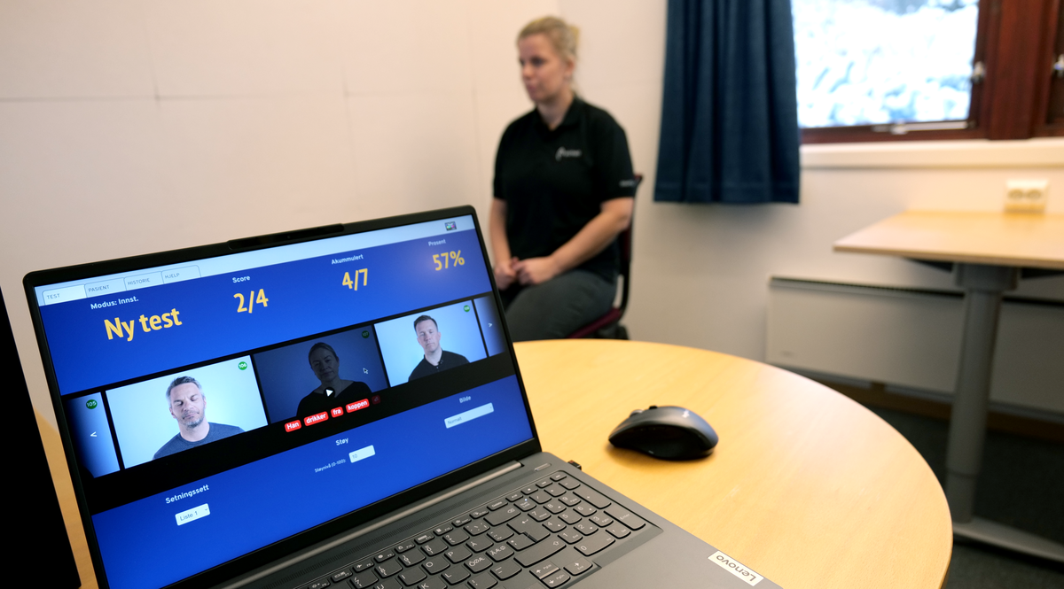 The Eikholt Test - audiovisual speech perception testing